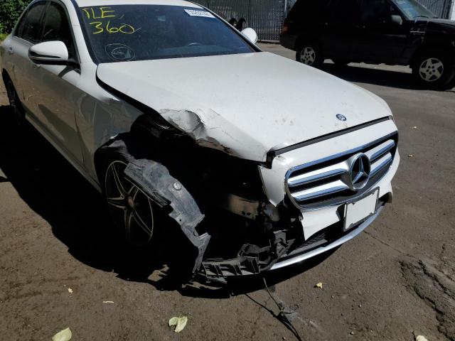 WDDZF4KB7HA035593 - 2017 MERCEDES-BENZ E 300 4MAT WHITE photo 9