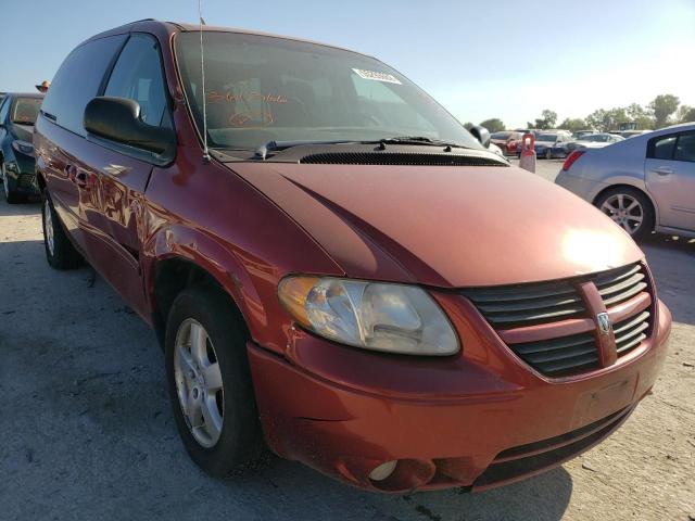 2D4GP44L87R360366 - 2007 DODGE CARAVAN BURGUNDY photo 1