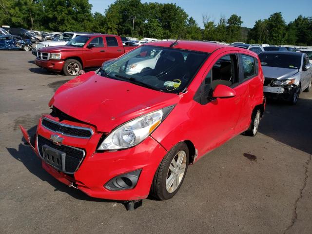 KL8CB6S92DC504424 - 2013 CHEVROLET SPARK RED photo 2