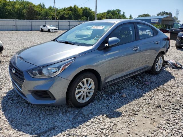 3KPC24A3XJE035080 - 2018 HYUNDAI ACCENT SE GRAY photo 2