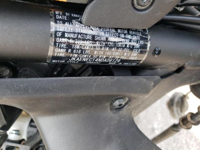 JKAENEC14NDA06129 - 2022 KAWASAKI EN650 C GRAY photo 10