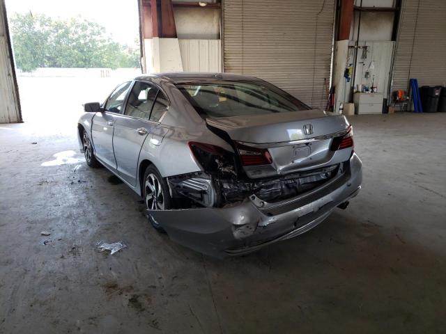 1HGCR2F83HA038602 - 2017 HONDA ACCORD EXL SILVER photo 3