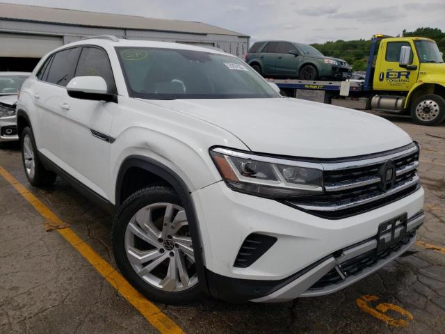 1V26E2CAXLC209646 - 2020 VOLKSWAGEN ATLAS CROS أبيض صورة 1