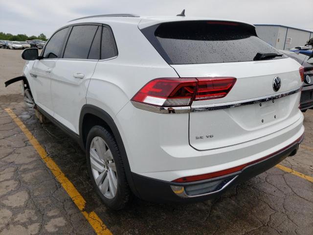1V26E2CAXLC209646 - 2020 VOLKSWAGEN ATLAS CROS أبيض صورة 3
