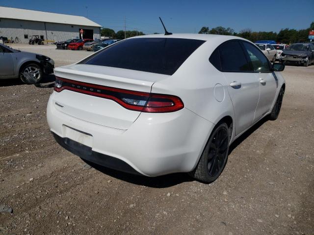 1C3CDFFA2GD817806 - 2016 DODGE DART SXT S WHITE photo 4