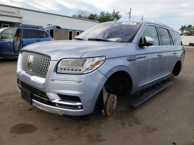 5LMJJ2TT2JEL20680 - 2018 LINCOLN NAVIGATOR BLUE photo 2