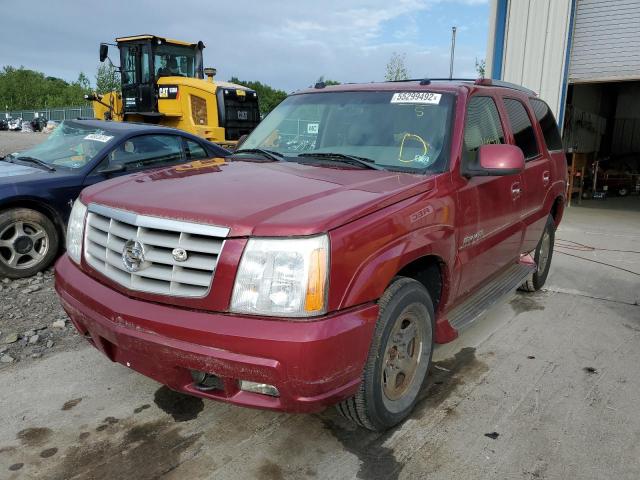 1GYEK63N45R272185 - 2005 CADILLAC ESCALADE RED photo 2