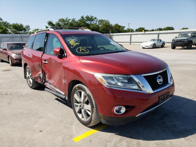 5N1AR2MN1DC688022 - 2013 NISSAN PATHFINDER BURGUNDY photo 1