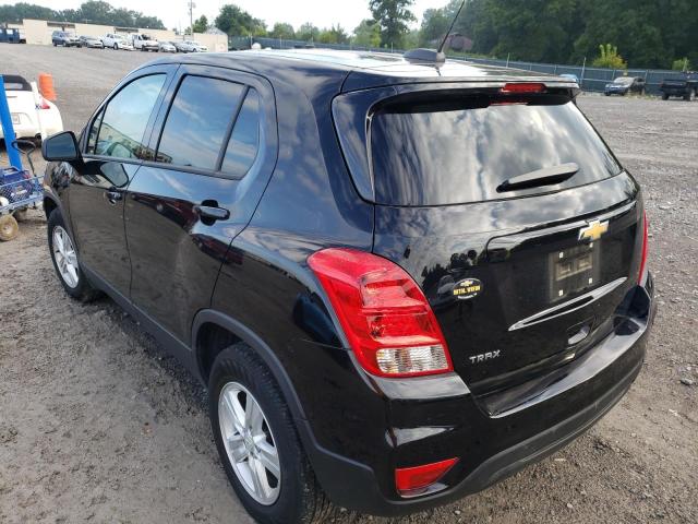 KL7CJKSB3MB339038 - 2021 CHEVROLET TRAX LS BLACK photo 3