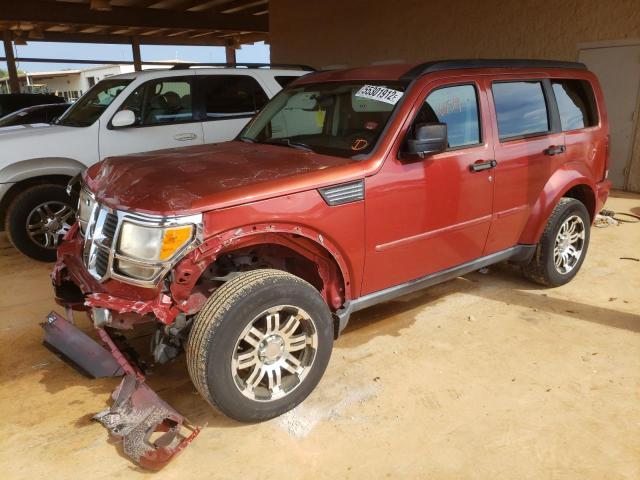 1D8GT58K77W727623 - 2007 DODGE NITRO SLT BURGUNDY photo 2