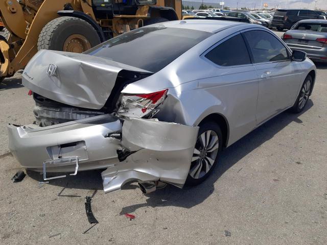 1HGCS1B82CA014398 - 2012 HONDA ACCORD EXL SILVER photo 4