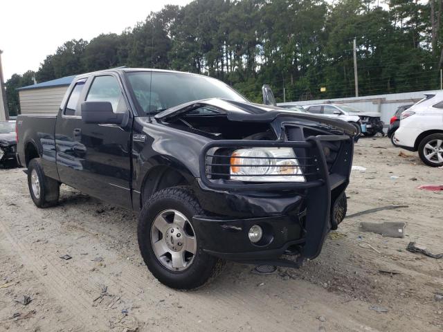 1FTRX14W97FA39491 - 2007 FORD F150 BLACK photo 1