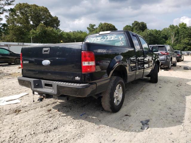 1FTRX14W97FA39491 - 2007 FORD F150 BLACK photo 4