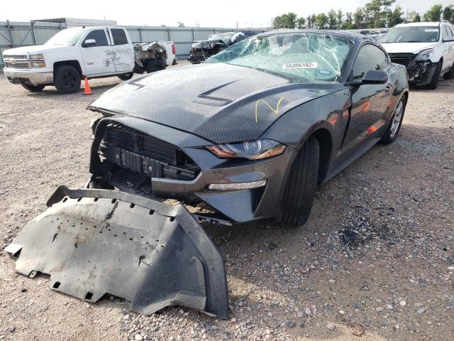 1FA6P8TH4L5130107 - 2020 FORD MUSTANG GRAY photo 2