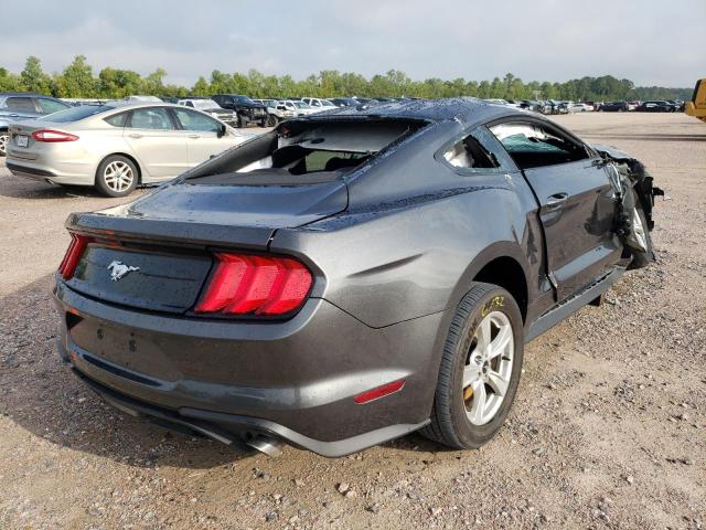 1FA6P8TH4L5130107 - 2020 FORD MUSTANG GRAY photo 4