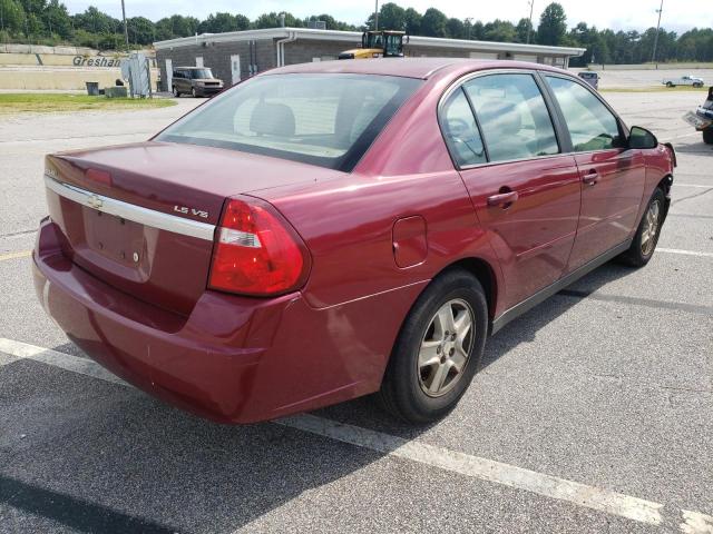 1G1ZT52815F265246 - 2005 CHEVROLET MALIBU LS RED photo 4