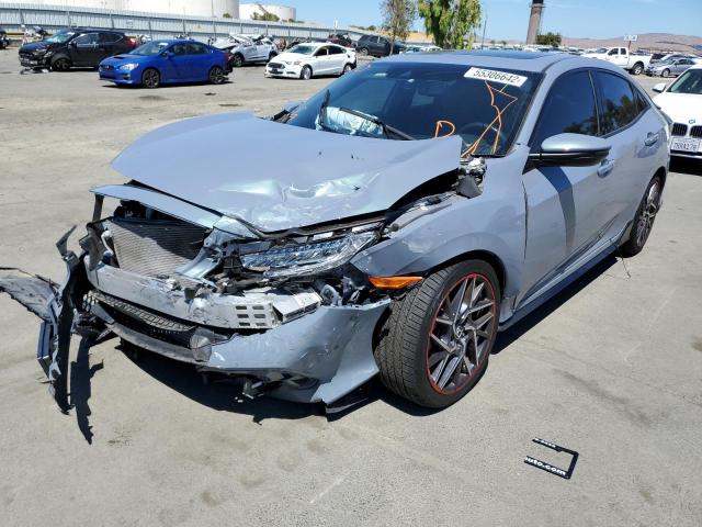 SHHFK7H98JU419795 - 2018 HONDA CIVIC SPOR GRAY photo 2