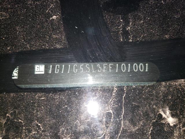 1G11C5SL3FF101001 - 2015 CHEVROLET MALIBU 1LT გრაფიტი ფოტო 10