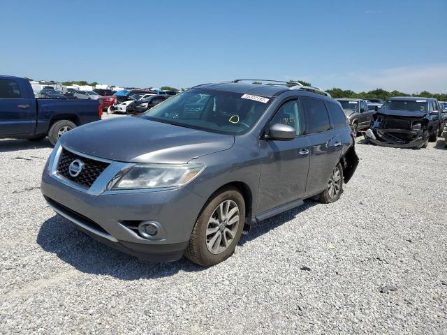 5N1AR2MM6FC686485 - 2015 NISSAN PATHFINDER GRAY photo 2