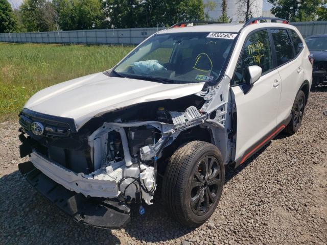 JF2SKAGCXNH418911 - 2022 SUBARU FORESTER S WHITE photo 2