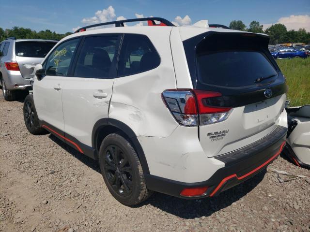 JF2SKAGCXNH418911 - 2022 SUBARU FORESTER S WHITE photo 3