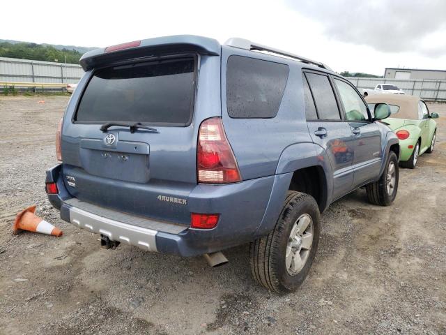 JTEBU17R248013486 - 2004 TOYOTA 4RUNNER LI BLUE photo 4