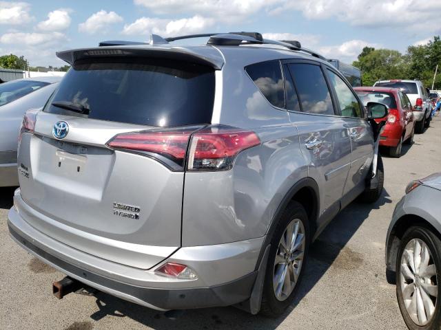 JTMDJREVXHD105592 - 2017 TOYOTA RAV4 HV LI SILVER photo 4