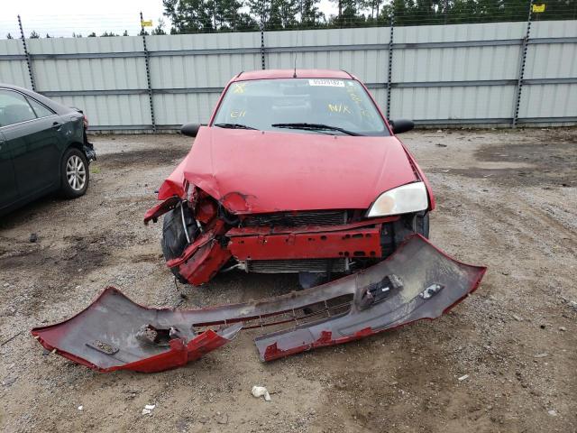 1FAHP34N87W289244 - 2007 FORD FOCUS ZX4 RED photo 9