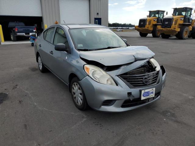 3N1CN7AP1CL930325 - 2012 NISSAN VERSA S GRAY photo 1