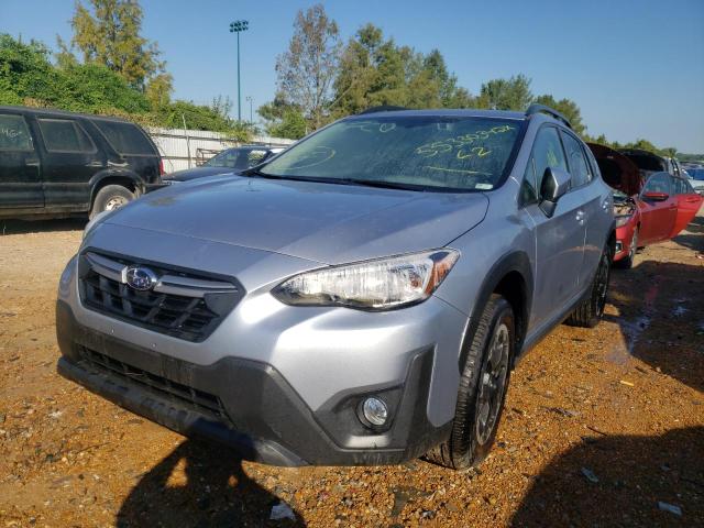 JF2GTAEC6M8677223 - 2021 SUBARU CROSSTREK SILVER photo 2