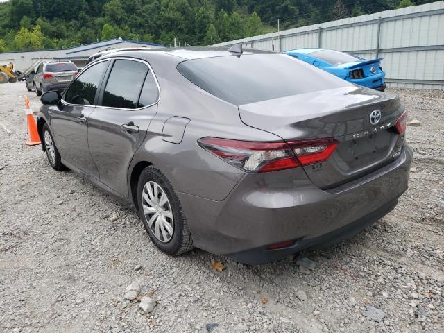 4T1C31AK6MU031922 - 2021 TOYOTA CAMRY LE GRAY photo 3