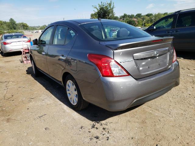 3N1CN7AP5KL856065 - 2019 NISSAN VERSA S GRAY photo 3