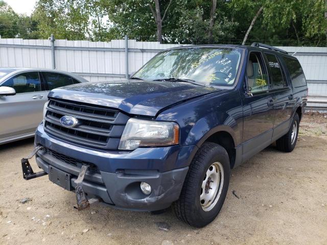 1FMJK1GT8FEF19289 - 2015 FORD EXPEDITION BLUE photo 2