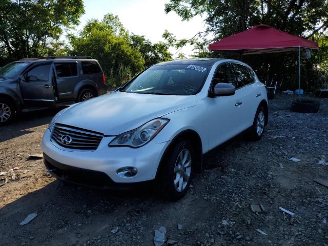 JNKAJ09F68M354522 - 2008 INFINITI EX35 BASE Սպիտակ լուսանկար 2