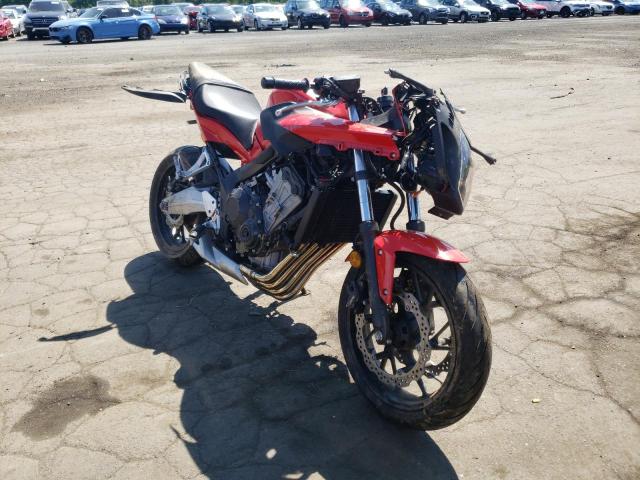 MLHRC7401E5001201 - 2014 HONDA CBR650 F RED photo 1