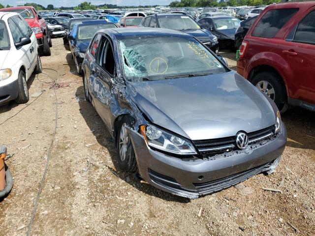 3VW217AU0GM055309 - 2016 VOLKSWAGEN GOLF S/SE GRAY photo 1