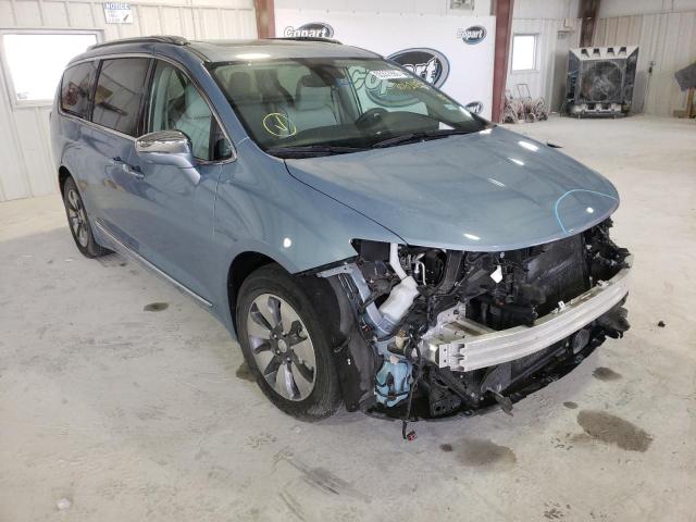 2C4RC1N79HR706265 - 2017 CHRYSLER PACIFICA E BLUE photo 1