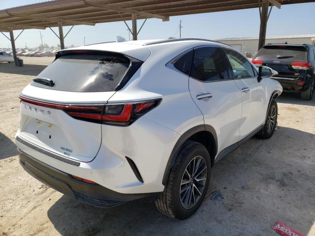 JTJGGCEZ6N5002510 - 2022 LEXUS NX 350 WHITE photo 4