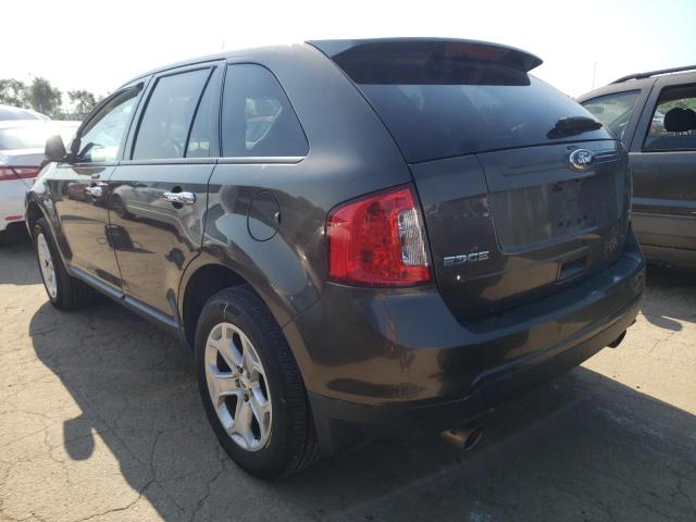 2FMDK4JC5BBA46190 - 2011 FORD EDGE SEL BROWN photo 3