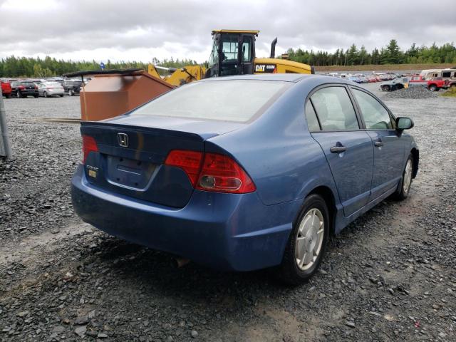 2HGFA164X8H016660 - 2008 HONDA CIVIC DX-G BLUE photo 4