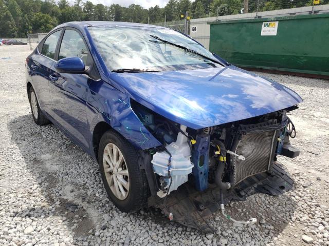 3KPC24A32KE066356 - 2019 HYUNDAI ACCENT SE BLUE photo 1