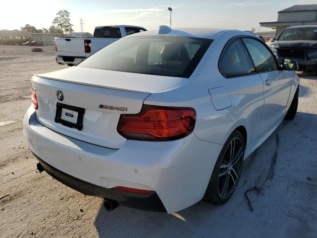 WBA2J7C57K7D23297 - 2019 BMW M240XI WHITE photo 4