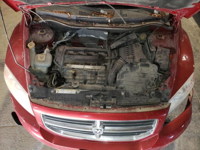 1B3HB48B88D546206 - 2008 DODGE CALIBER SX RED photo 7