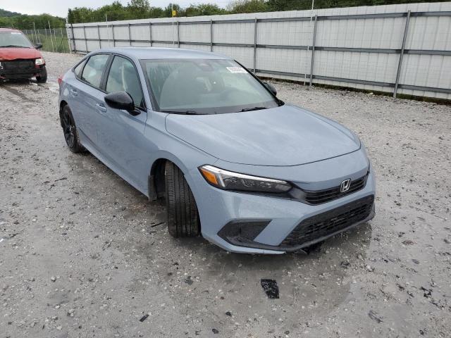 2HGFE2F57NH576649 - 2022 HONDA CIVIC SPOR GRAY photo 1