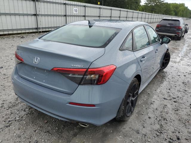 2HGFE2F57NH576649 - 2022 HONDA CIVIC SPOR GRAY photo 4