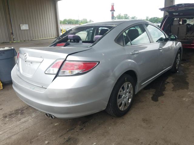 1YVHZ8BH6A5M10360 - 2010 MAZDA 6 I SILVER photo 4