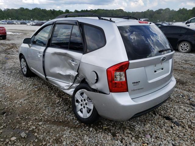 KNAFG528597222010 - 2009 KIA RONDO LX SILVER photo 3