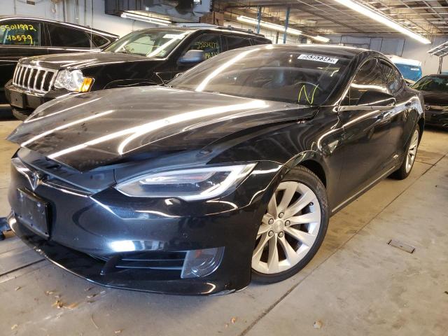 5YJSA1E27GF160619 - 2016 TESLA MODEL S Negro foto 2