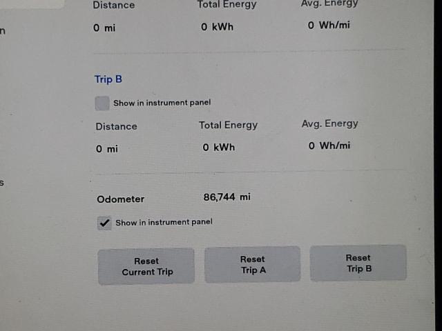 5YJSA1E27GF160619 - 2016 TESLA MODEL S Negro foto 8