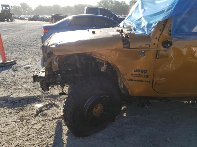 1C4AJWAG3EL200943 - 2014 JEEP WRANGLER S GOLD photo 9